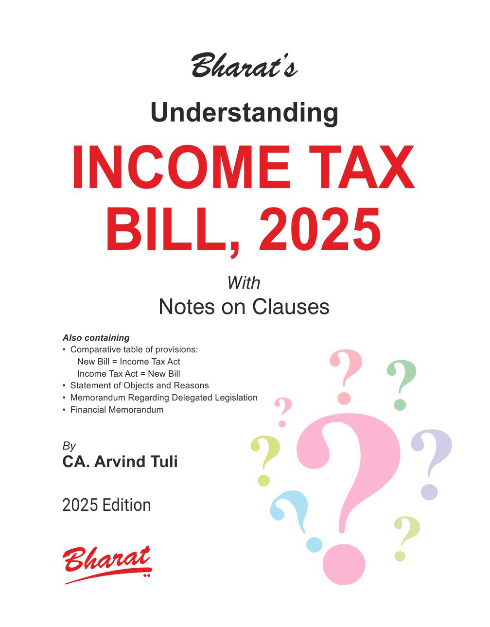 Understanding INCOME TAX BILL, 2025
